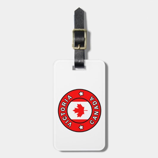 ビクトリアカナダ ラゲッジタグ (正面縦)