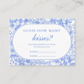 ビクトリアキスゲームの数を推測する エンクロージャーカード (正面)