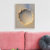 ビクトリアクレーターオン火星 キャンバスプリント (インサイチュ (リビング))