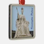 ビクトリアケンジントン宮殿の女王の彫像 メタルオーナメント (右)