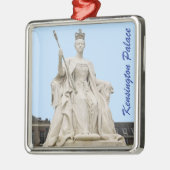 ビクトリアケンジントン宮殿の女王の彫像 メタルオーナメント (左)