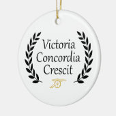 ビクトリアコンコルディアクレシットアーセナル セラミックオーナメント (左)