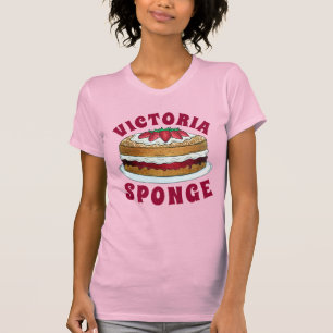 ビクトリアサンドイッチスポンジケーキUKブリティッシュペストリー Tシャツ