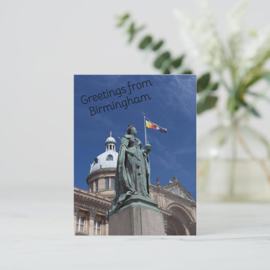 ビクトリアスクエアバーミンガムポストカード ポストカード (スタンド正面)