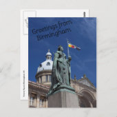 ビクトリアスクエアバーミンガムポストカード ポストカード (正面/裏面)