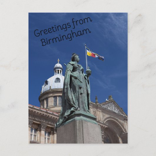 ビクトリアスクエアバーミンガムポストカード ポストカード (正面)