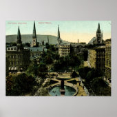 ビクトリアスクエアモントリオールヴィンテージ ポスター (正面)