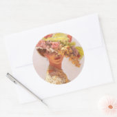 ビクトリアステッカー夫人 ラウンドシール (封筒)