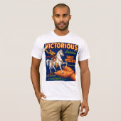 ビクトリアスブランドルイジアナのサツマイモ Tシャツ (正面フル)