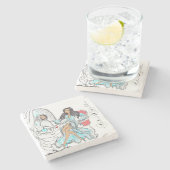 ビクトリアナポリタノストーンコースター ストーンコースター (横)