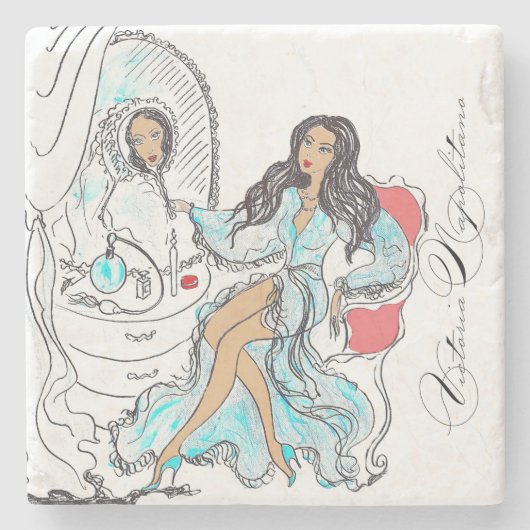 ビクトリアナポリタノストーンコースター ストーンコースター (正面)