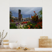 ビクトリアハーバー、ブリティッシュコロンビア、バンクーバー島 ポスター (キッチン)