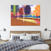 ビクトリアパークバス キャンバスプリント (インサイチュ (寝室))