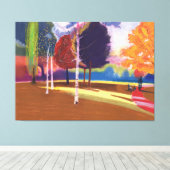 ビクトリアパークバス キャンバスプリント (インサイチュ (ウッドフロア))