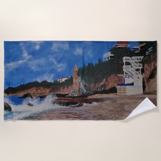 ビクトリアビーチラグナ ビーチタオル (正面)