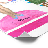 ビクトリアファンタジーヒーロー紙ドール遊 – またはディスプレイ ポスター (角)