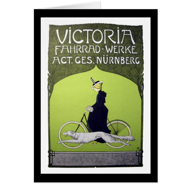 ビクトリアファーラッドヴェルケヴィンテージ自転車 (正面)