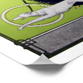 ビクトリアファーラッドヴェルケヴィンテージ自転車 ポスター (角)