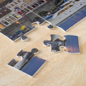 ビクトリアブリティッシュコロンビアの内港 ジグソーパズル (側面)