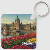 ビクトリアブリティッシュコロンビアカナダトラベル キーホルダー (裏面)