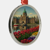 ビクトリアブリティッシュコロンビアカナダトラベル メタルオーナメント (右)