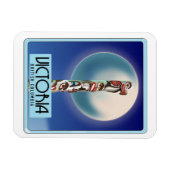 ビクトリアブリティッシュコロンビアトーテムポール。 マグネット (横)