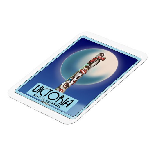 ビクトリアブリティッシュコロンビアトーテムポール。 マグネット (左側)