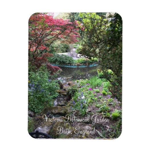 ビクトリアボタニカルガーデンバスイングランドマグネット マグネット (縦)