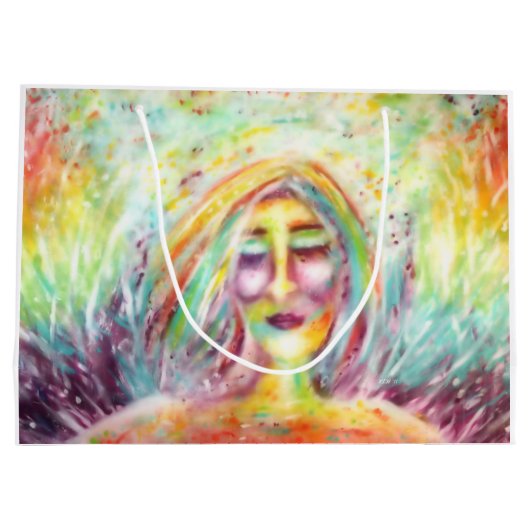 "ビクトリアリンホール著欠陥の天使"の芸術 ラージペーパーバッグ (裏面)