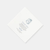 ビクトリアリージェンシーブルーフランスのガーデンペーパーナプキン スタンダードカクテルナプキン (角)