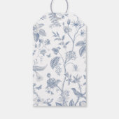 ビクトリアリージェンシーブルーフランスのガーデンラベル ギフトタグ (裏面)