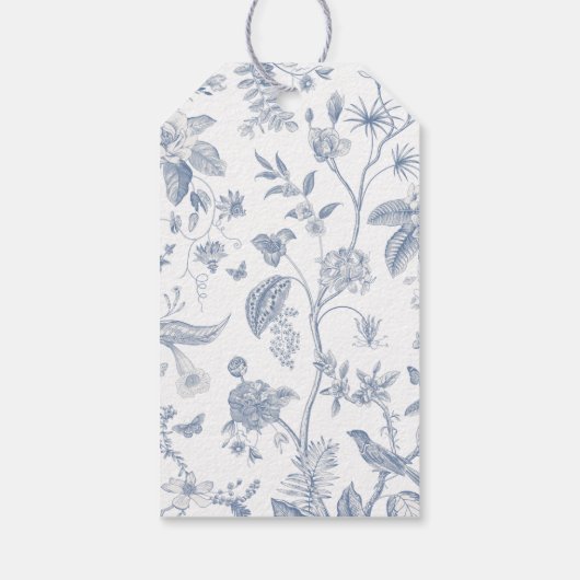 ビクトリアリージェンシーブルーフランスのガーデンラベル ギフトタグ (裏面)