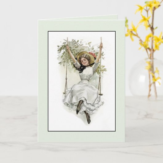 ビクトリアンおもしろい60thまたは任意の年齢の誕生日挨拶 カード (黄色い花)