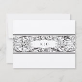 ビクトリアンこうもりまでデスブラック&タン結婚ズ 出欠カード (裏面)