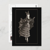 ビクトリアンこうもり – はがき#2 ポストカード (正面/裏面)