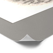 ビクトリアンこうもり-プリント#1 ポスター (角)