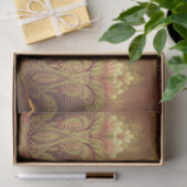 ビクトリアンでエレガントな花のフリーズ 薄葉紙 (ギフト)