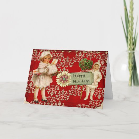 ビクトリアンで幸せな休日 シーズンカード (正面)