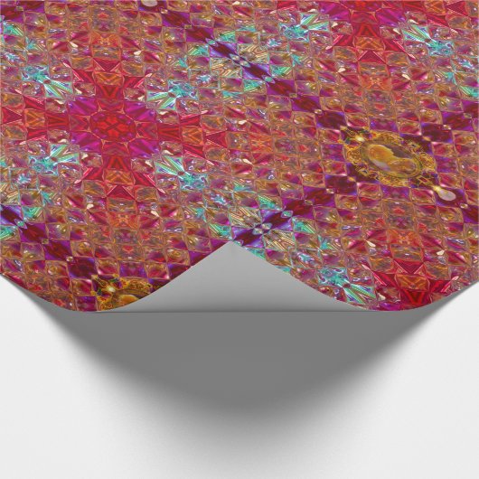 ビクトリアンで王室のな素晴らしさ ラッピングペーパー (角)