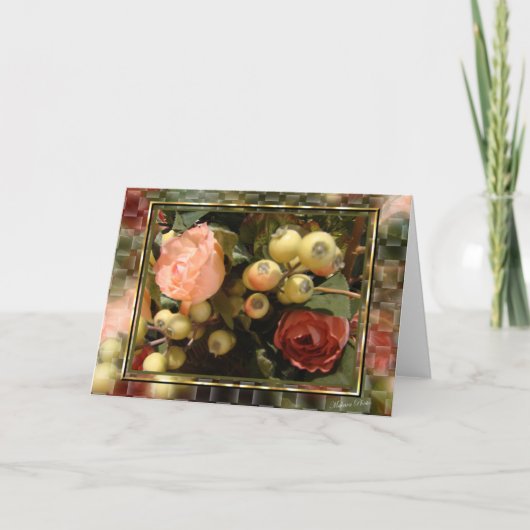 ビクトリアンで空白のなカード カード (正面)