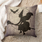 ビクトリアンで飛んでいるな魔法使いの枕 クッション (ブランケット)