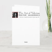 ビクトリアンなこうもり-カード#2 (カスタマイズ) カード (裏面)