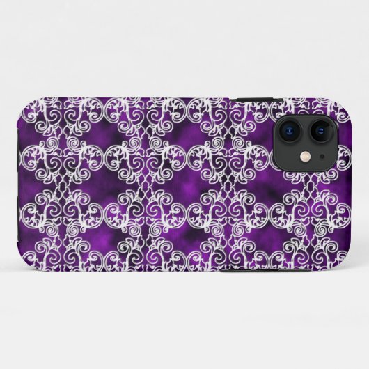 ビクトリアンなアメジスト及びレースのiPhone 5カバー Case-Mate iPhoneケース (裏面(横))