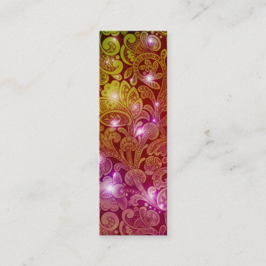 ビクトリアンなアラベスク、アラメダ スキニー名刺 (正面)