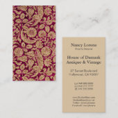 ビクトリアンなアラベスク、CANTARA 名刺 (正面/裏面)