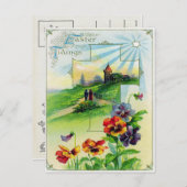 ビクトリアンなイースター シーズンポストカード (正面/裏面)