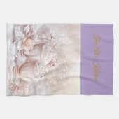 ビクトリアンなクリスマスのキッチンタオル - - キッチンタオル (横)