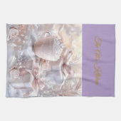 ビクトリアンなクリスマスのキッチンタオル - 名入れ可能  キッチンタオル (横)