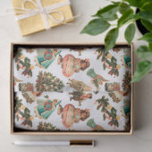 ビクトリアンなクリスマスのティッシュペーパー 薄葉紙 (ギフト)