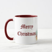 ビクトリアンなクリスマスのマグ マグカップ (左)